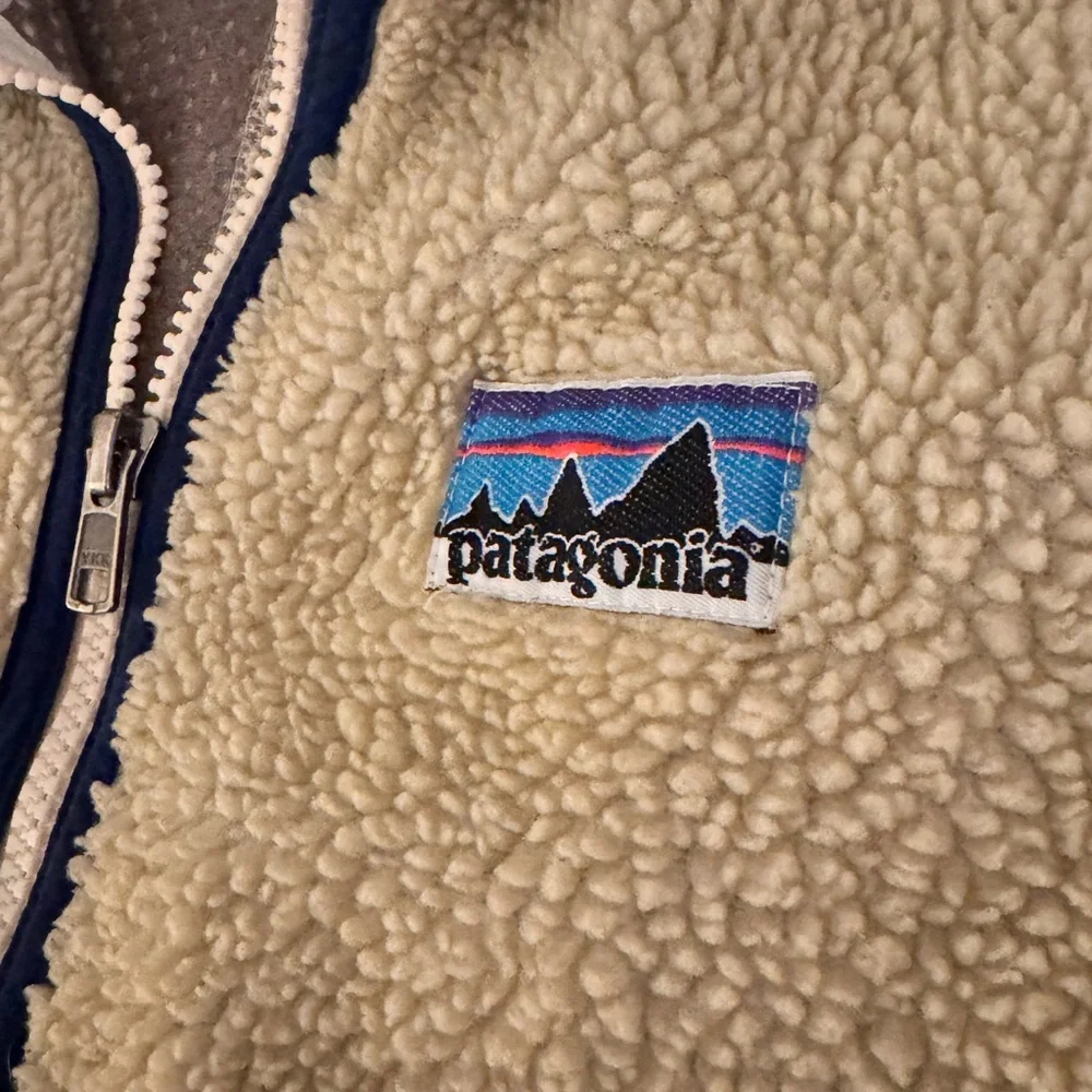 Patagonia Kids Cream Fleece Vest